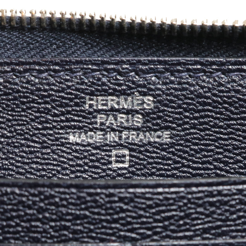 HERMES　エルメス　アリゲーター　アザップロング　ブラック/SV金具【新品】