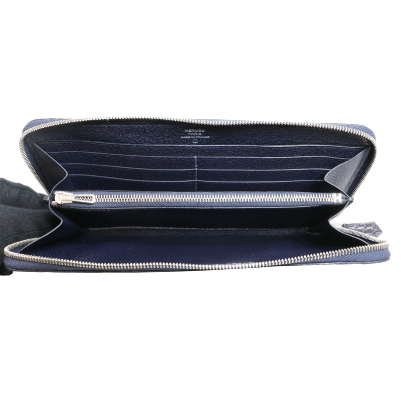 HERMES　エルメス　アリゲーター　アザップロング　ブラック/SV金具【新品】