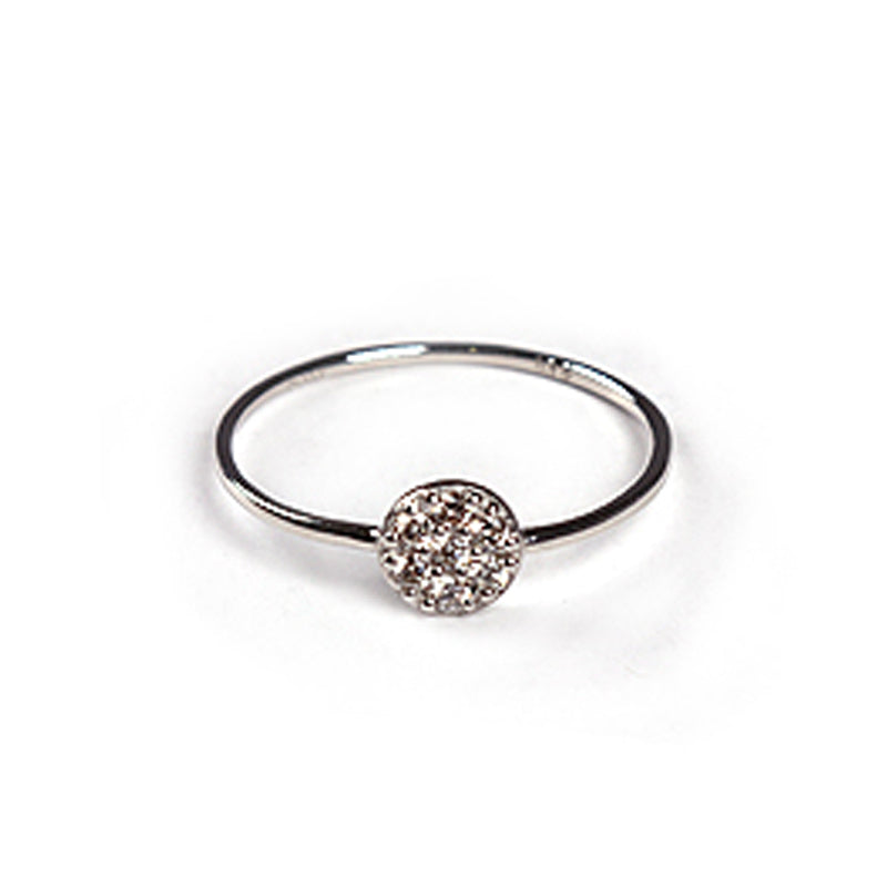 PT900/D0.10ct　ダイヤモンドリング【未使用品】