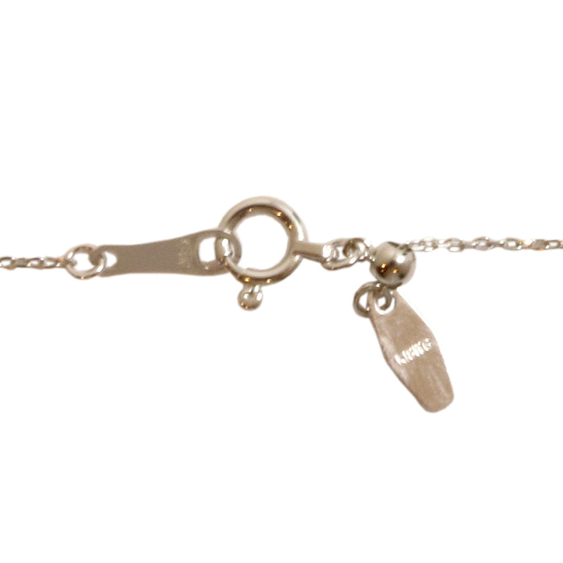 K18WG D0.30ct イニシャル バゲットダイヤモンド ネックレス「K」【NEW】