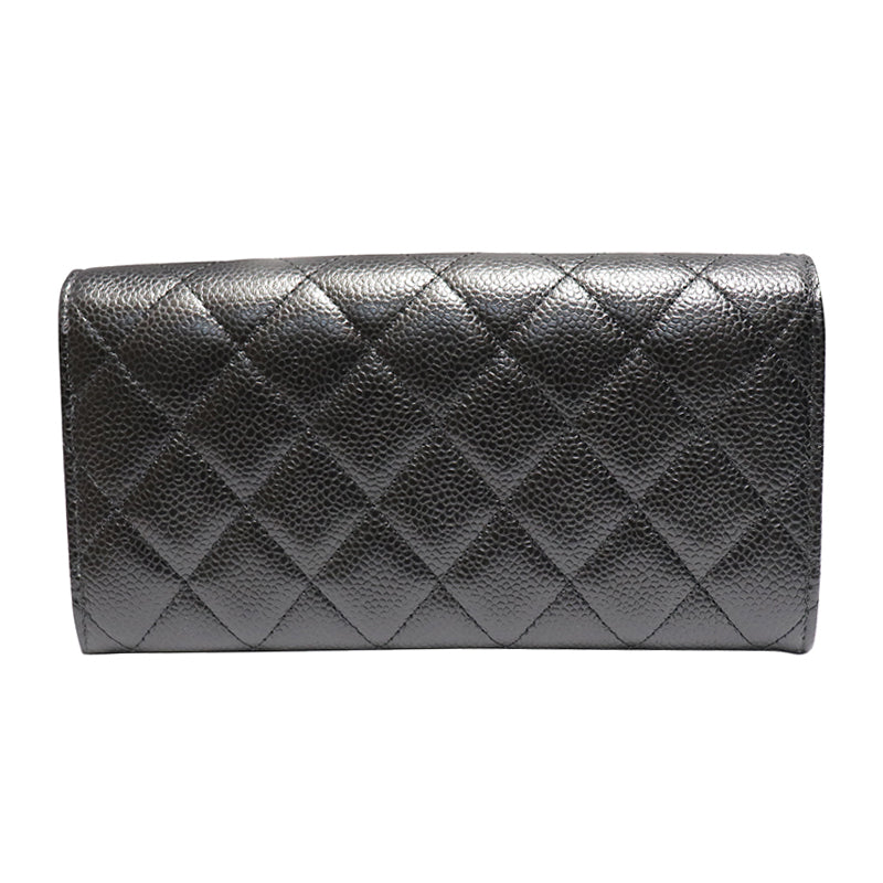 CHANEL　シャネル　マトラッセ　フラップ ウォレット　A80758【未使用品】
