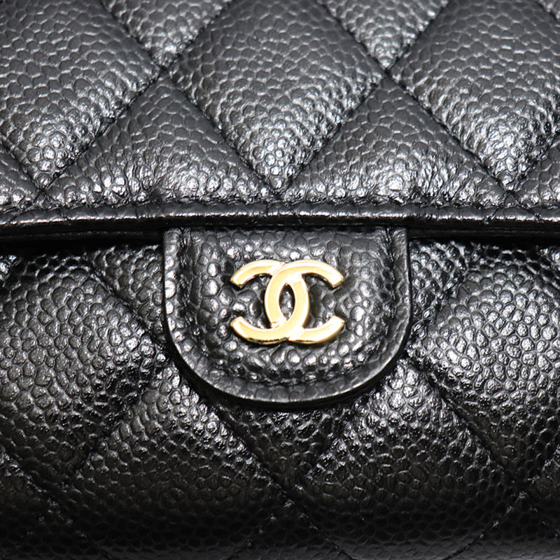 CHANEL　シャネル　マトラッセ　フラップ ウォレット　A80758【未使用品】