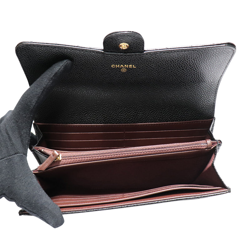 CHANEL　シャネル　マトラッセ　フラップ ウォレット　A80758【未使用品】