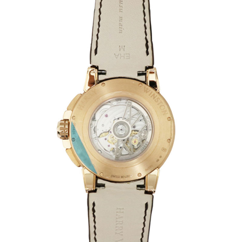 HARRY WINSTON　ハリーウィンストン　オーシャンビッグデイト　ベゼルバゲットダイヤ　OCEABD42RR002【未使用品】