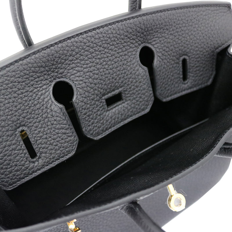 トゴ<BR>バーキン25<BR>ブラック/ゴールド金具<br>【NEW】