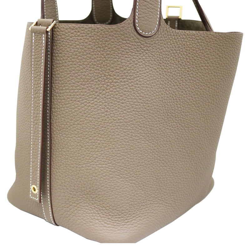 トリヨンクレマンス<BR>ピコタンロックMM<BR>エトゥープ/G金具<BR>【NEW】