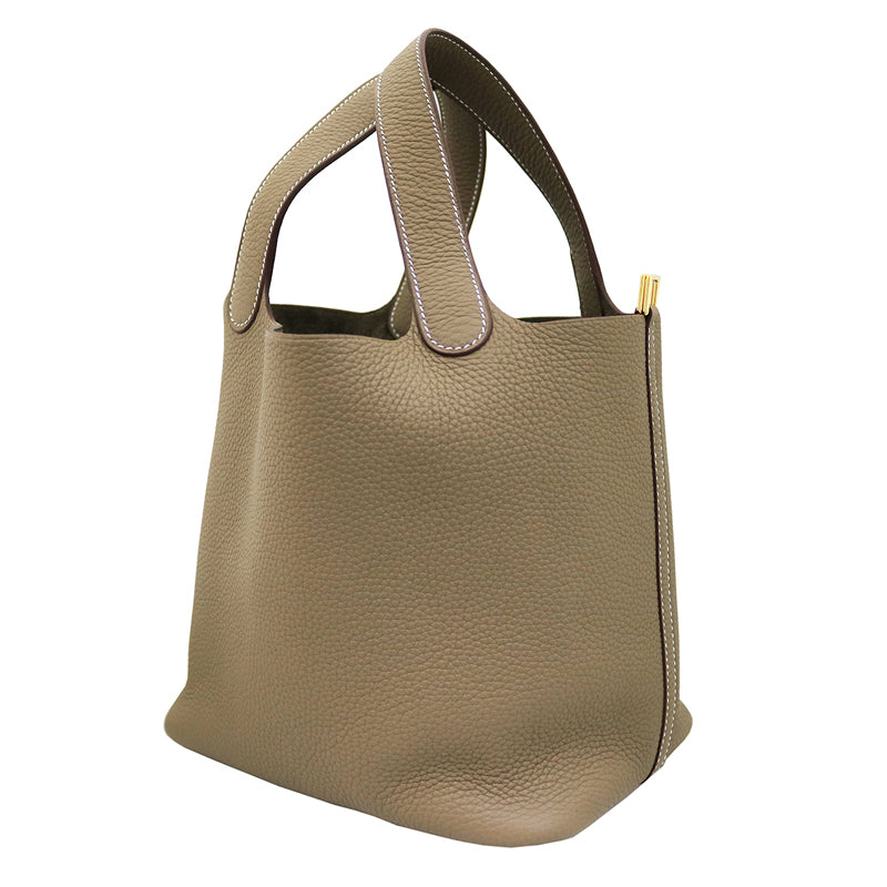 トリヨンクレマンス<BR>ピコタンロックMM<BR>エトゥープ/G金具<BR>【NEW】