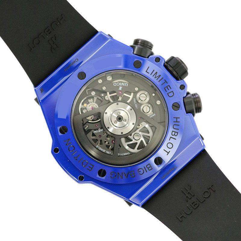 HUBLOT　ウブロ　ビッグバン ウニコ　ブルーマジック　411.ES.5119.RX【未使用品】