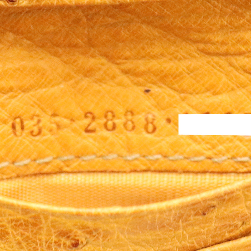 グッチ　オーストリッチ　2つ折り財布　35.2888