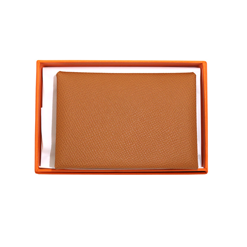 HERMES　エルメス　カルヴィ デュオ　ヴォーエプソン　ゴールド/SV金具【新品】
