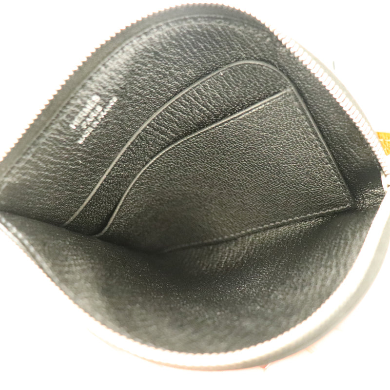 エルメス　シェーブル　パドック ウォレット　ノワール　シルバー金具【未使用品】