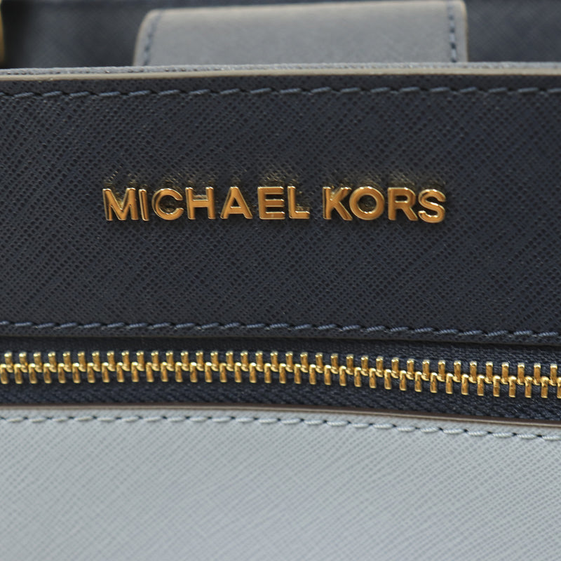 MICHAEL KORS マイケルコース　ヘイリー レザー ミディアム サッチェル　35S8GX2S2T