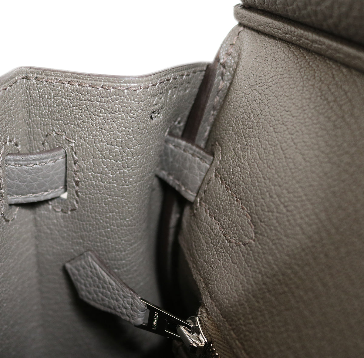 HERMES　エルメス　トゴ　バーキン25　エタン/SV金具【新品】