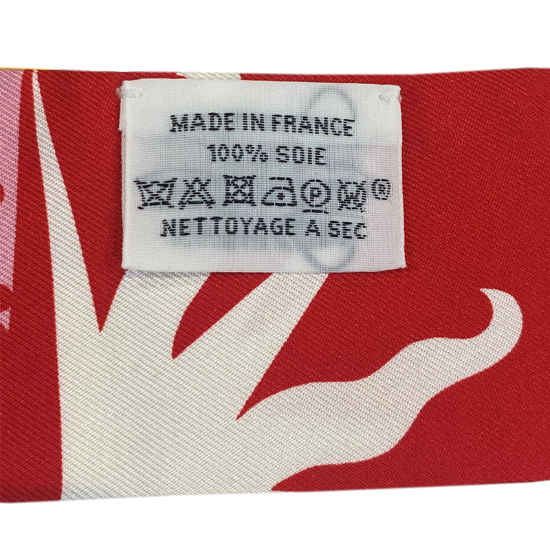 HERMES　エルメス　シルク ツイリー　占星術・ドット【中古】