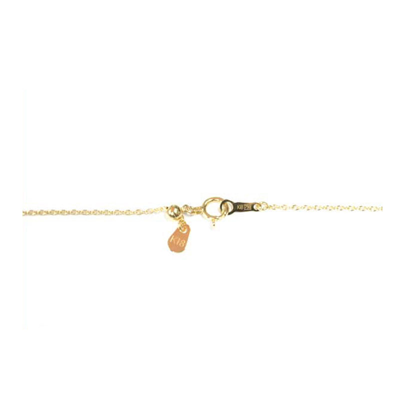 K18YG/D0.88ct/BD0.14ct　スマイル　ダイヤモンドペンダント【新品】