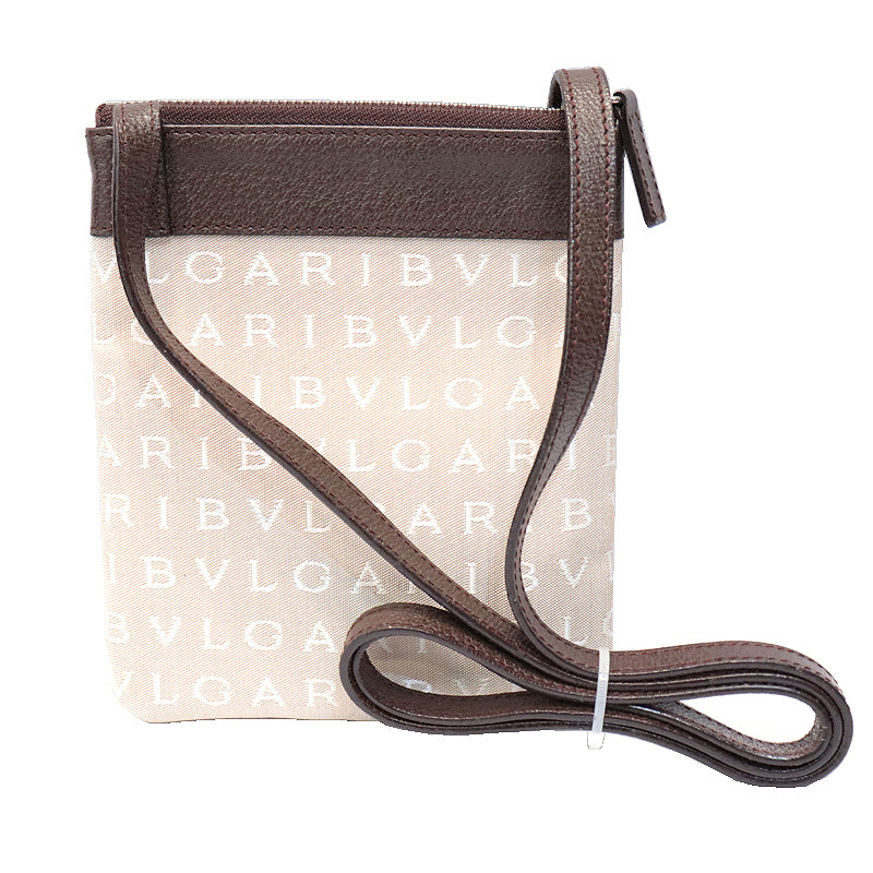 BVLGARI　ブルガリ　ロゴマニア　ショルダーポシェット【中古】