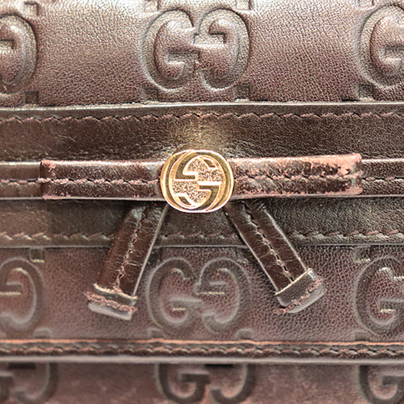GUCCI　グッチ　シマライン　長財布　256933【中古】