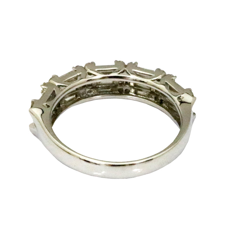 PT900/D1.00ct　バゲットダイヤモンド　リング【新品】