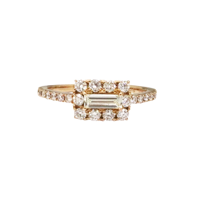 K18PG/D0.47ct/D0.18<BR>ダイヤモンド<BR>リング<BR>【NEW】
