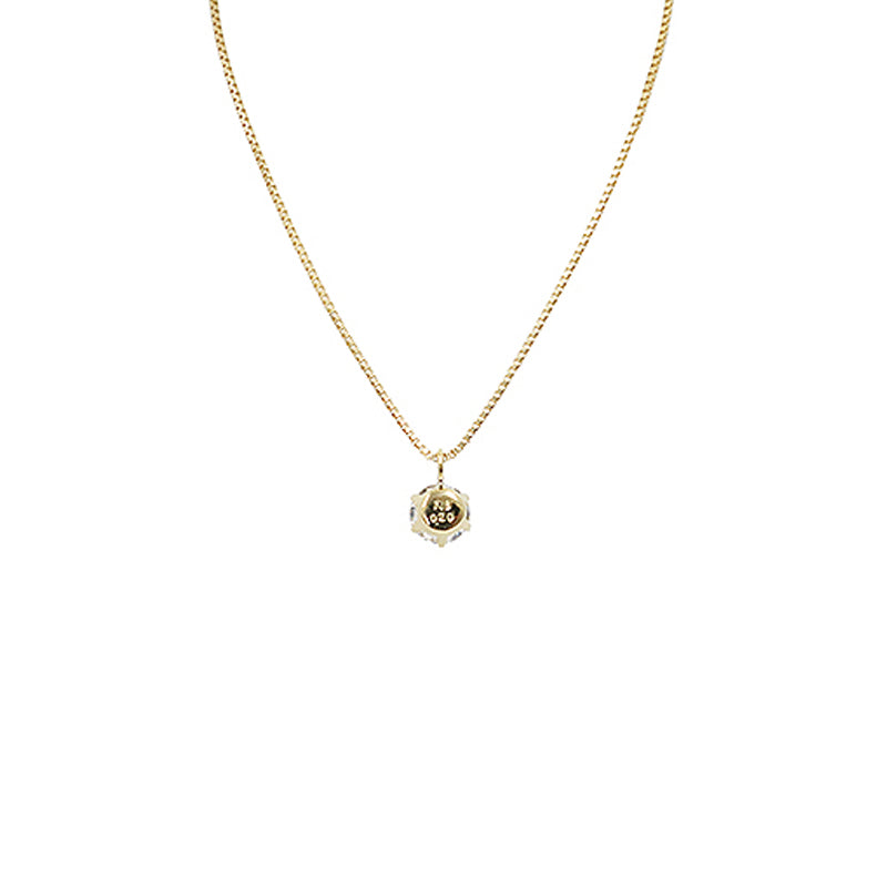 K18YG/D0.20ct　一粒　ダイヤモンドペンダント【新品】