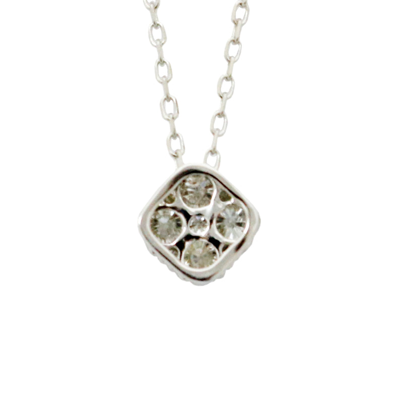 K18WG/D0.25ct　ダイヤモンドペンダント【新品】