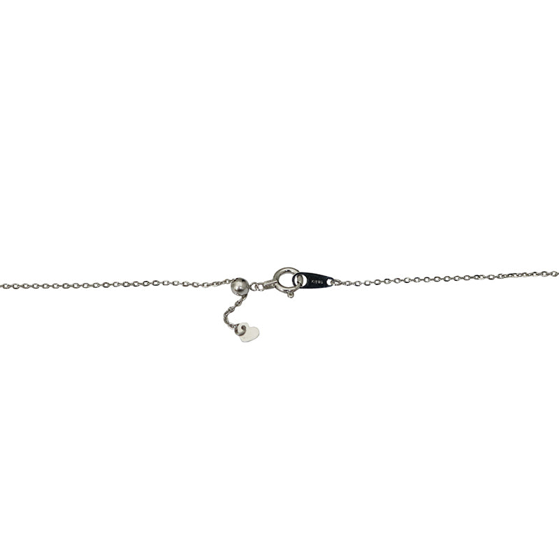 K18WG/D0.15ct　イニシャル「Y」　ダイヤモンドペンダント【新品】